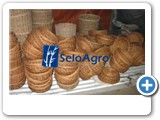 Fruits baskets also storage with banana leaf