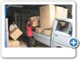Loading to small truck 