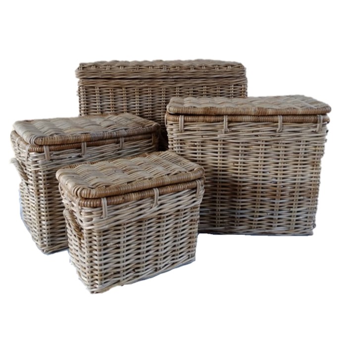 Rattan Trunk - Long Rattan Storage Container Manufacturer
