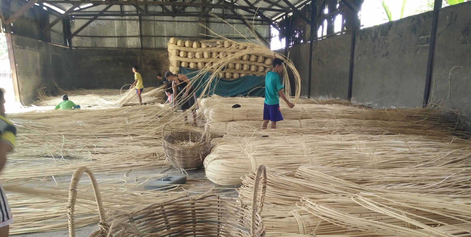 rattan basket factory Indonesia