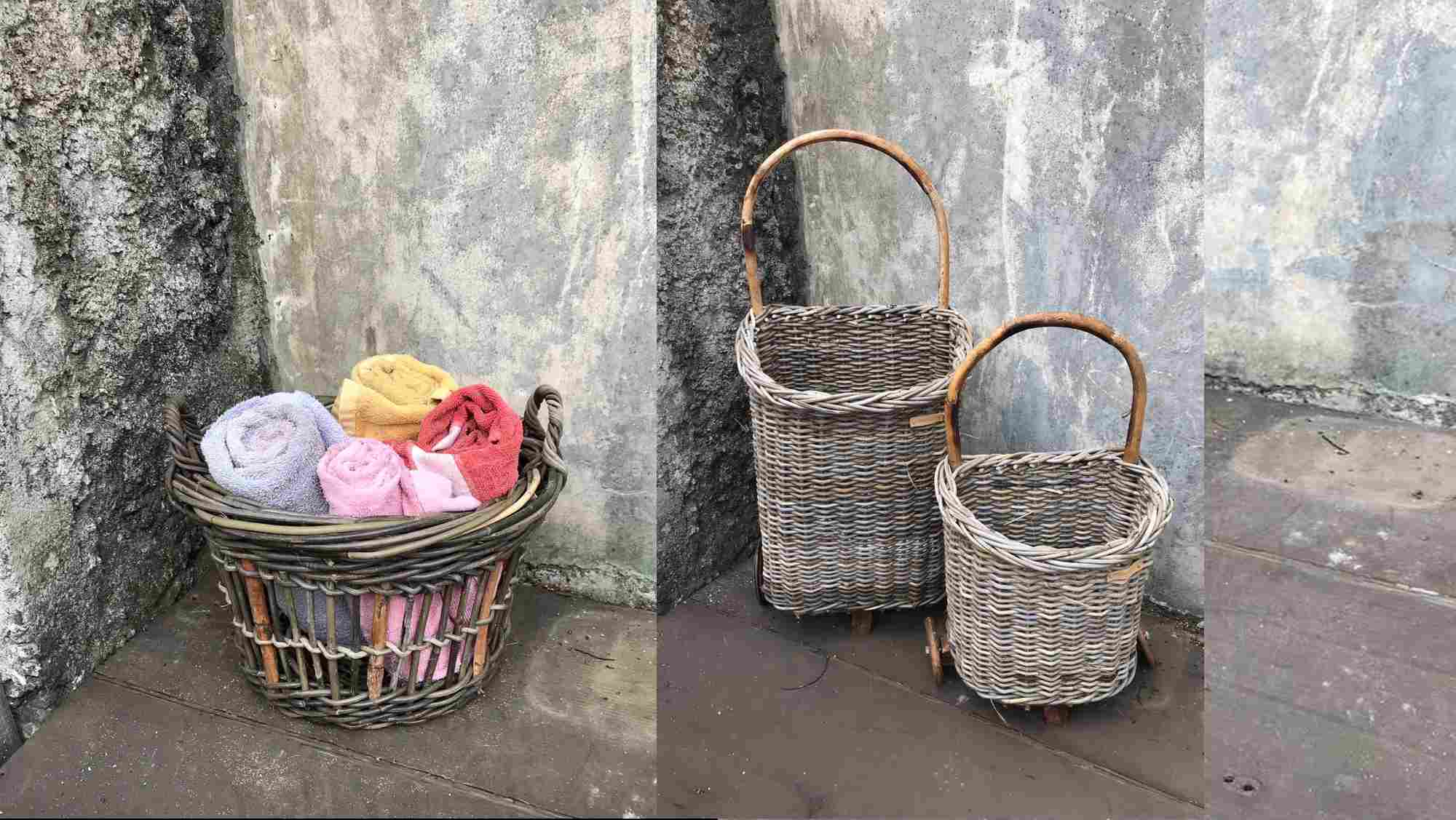 rattan basket kubu grey supplier