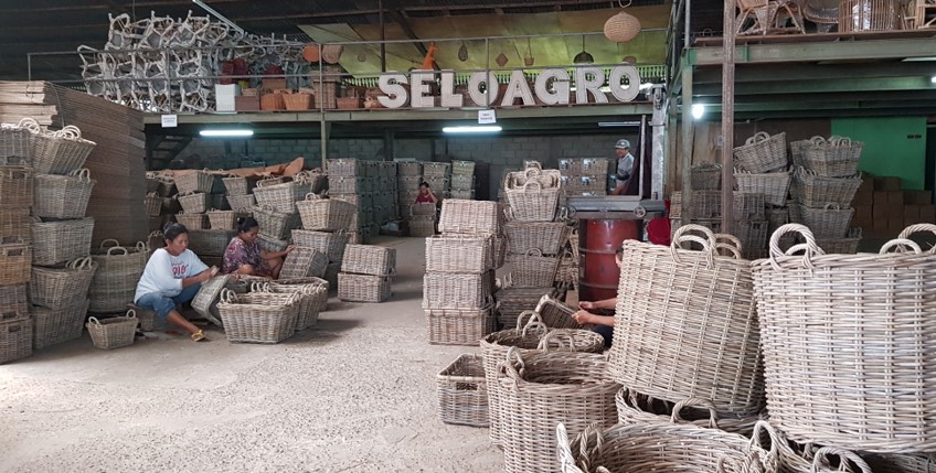 rattan basket manufacturer from Indonesia